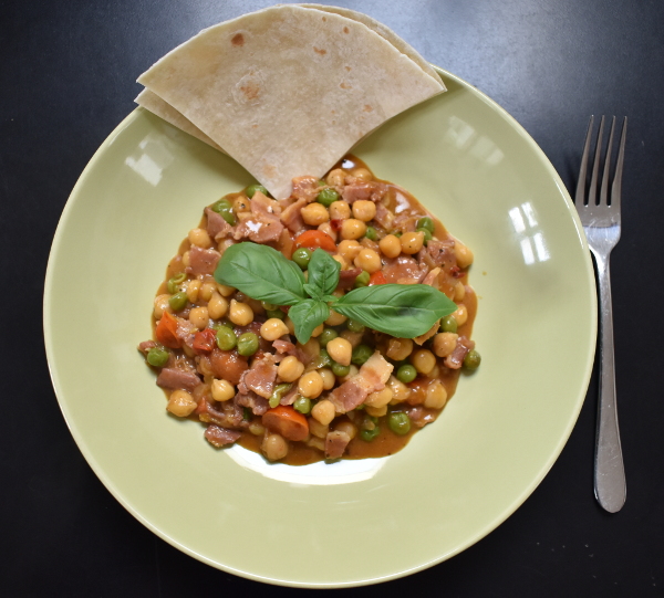 Chickpea and Bacon Curry