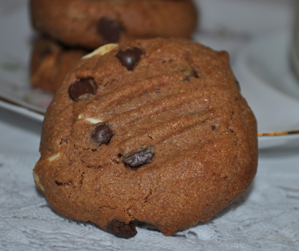 Triple Chocolate Peanut Butter Cookies