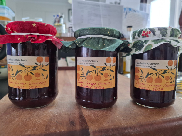 Plum and Ginger Chutney